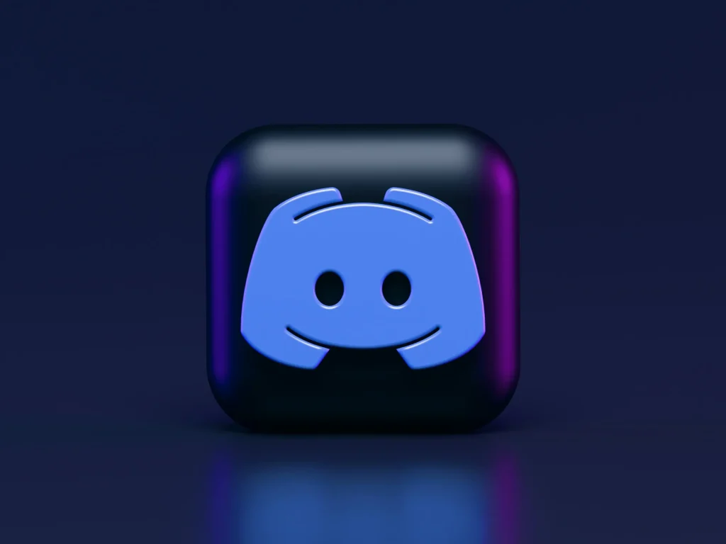 Discord logo against a purple background